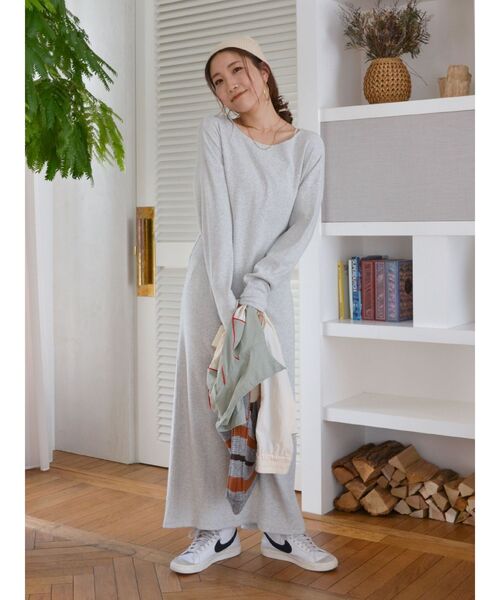 Ungrid（アングリッド）の「リネン混ニット帽（ニットキャップ/ビーニー・レディース・ブラック/アイボリー/チャコールグレー・FREE）」の18枚目の写真