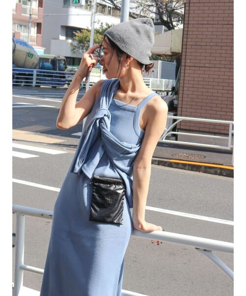 Ungrid（アングリッド）の「リネン混ニット帽（ニットキャップ/ビーニー・レディース・ブラック/アイボリー/チャコールグレー・FREE）」の19枚目の写真