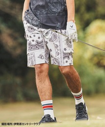 mp11853- bandana pattern nylon cargo shorts カーゴショートパンツ