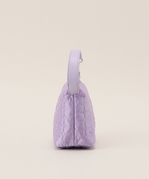 Oriens JOURNAL STANDARD(オリエンス ジャーナルスタンダード)の「【GANNI / ガニー】Butterfly Small Pouch Satin:バッグ(ハンドバッグ・レディース・パープル系その他/ブラック・FREE)」の3枚目の写真