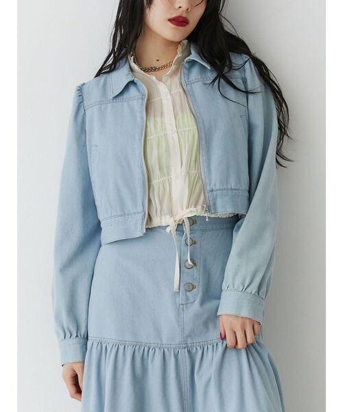 jouetie（ジュエティ）の「マルチWAYカラーステッチセットアップ（ワンピース・レディース・アイボリー/ブルー/ピンク/ブラック・MEDIUM）」の8枚目の写真