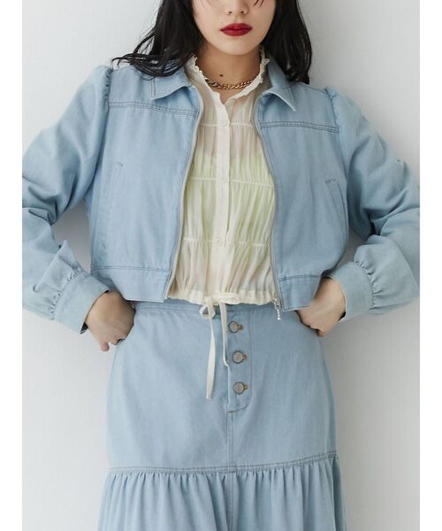 jouetie（ジュエティ）の「マルチWAYカラーステッチセットアップ（ワンピース・レディース・アイボリー/ブルー/ピンク/ブラック・MEDIUM）」の9枚目の写真