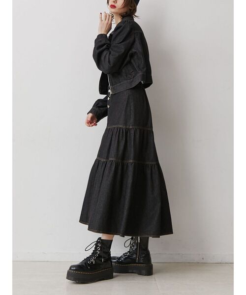 jouetie（ジュエティ）の「マルチWAYカラーステッチセットアップ（ワンピース・レディース・アイボリー/ブルー/ピンク/ブラック・MEDIUM）」の12枚目の写真