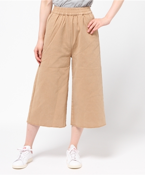 Kastane（カスタネ）の「断ち切りワイドパンツ（その他パンツ・レディース・カーキ/ベージュ/ブラック/ネイビー・FREE）」の13枚目の写真
