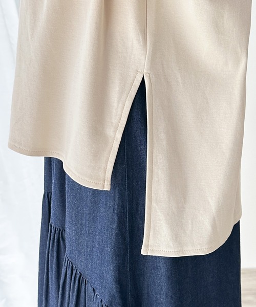 KLASICA クラシカ　ラグラン半袖シャツ　ベージュ　サイズ2 KLASICA (クラシカ) [SH-039] SMALL BATCH SOFT DYE SILK/RAYON
