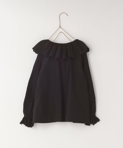 LOWRYS FARM（ローリーズファーム）の「レースエリブラウスＬＳ　996641（シャツ/ブラウス・キッズ・ホワイト/ブラック/レッド・110cm/120cm/130cm/140cm/150cm）」の10枚目の写真