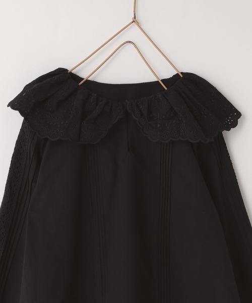 LOWRYS FARM（ローリーズファーム）の「レースエリブラウスＬＳ　996641（シャツ/ブラウス・キッズ・ホワイト/ブラック/レッド・110cm/120cm/130cm/140cm/150cm）」の11枚目の写真
