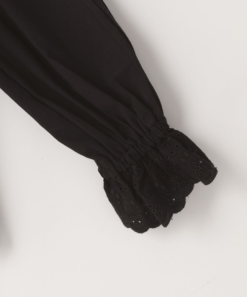 LOWRYS FARM（ローリーズファーム）の「レースエリブラウスＬＳ　996641（シャツ/ブラウス・キッズ・ホワイト/ブラック/レッド・110cm/120cm/130cm/140cm/150cm）」の13枚目の写真