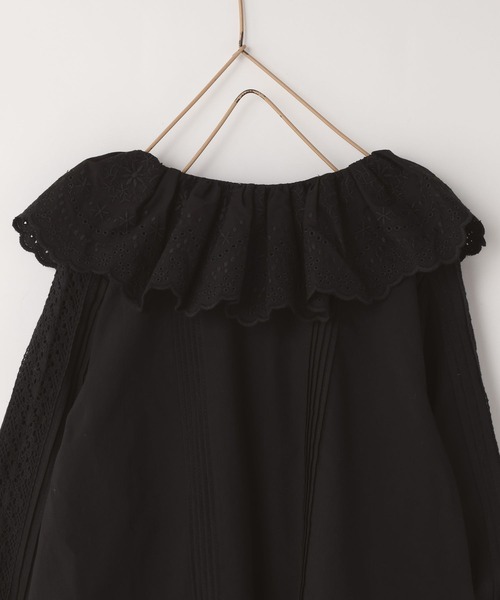 LOWRYS FARM（ローリーズファーム）の「レースエリブラウスＬＳ　996641（シャツ/ブラウス・キッズ・ホワイト/ブラック/レッド・110cm/120cm/130cm/140cm/150cm）」の14枚目の写真