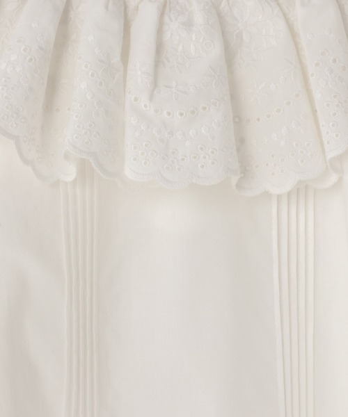 LOWRYS FARM（ローリーズファーム）の「レースエリブラウスＬＳ　996641（シャツ/ブラウス・キッズ・ホワイト/ブラック/レッド・110cm/120cm/130cm/140cm/150cm）」の16枚目の写真