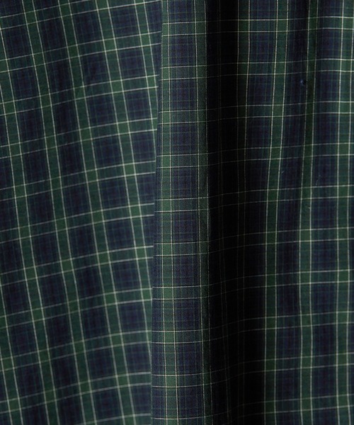 PARROTT CANVAS（パロットキャンバス）の「PARROTT CANVAS/パロットキャンバス BUTTON DOWN SHIRT-CHECK チェックボタンダウンシャツ（シャツ/ブラウス・レディース・ブラウン/グリーン・FREE）」の9枚目の写真