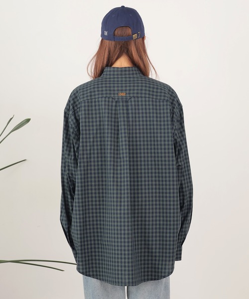 PARROTT CANVAS（パロットキャンバス）の「PARROTT CANVAS/パロットキャンバス BUTTON DOWN SHIRT-CHECK チェックボタンダウンシャツ（シャツ/ブラウス・レディース・ブラウン/グリーン・FREE）」の3枚目の写真