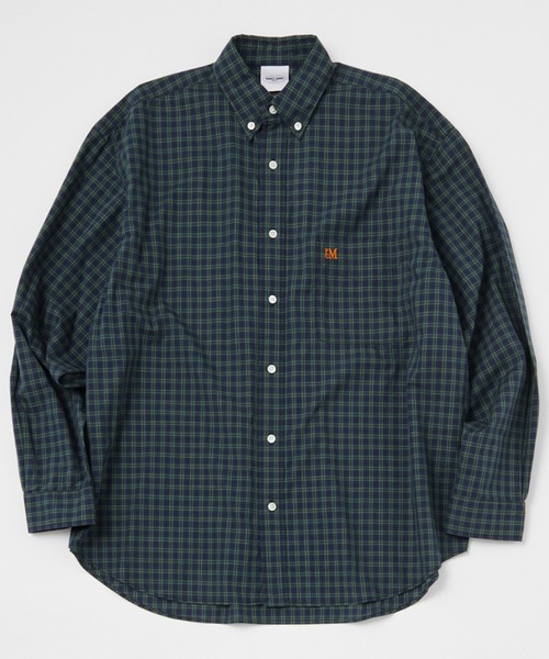 PARROTT CANVAS（パロットキャンバス）の「PARROTT CANVAS/パロットキャンバス BUTTON DOWN SHIRT-CHECK チェックボタンダウンシャツ（シャツ/ブラウス・レディース・ブラウン/グリーン・FREE）」の22枚目の写真
