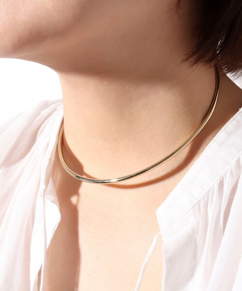NOLLEY’S Sophi（ノーリーズソフィ）の「【ucalypt/ユーカリプト】Single Chokerシングルチョーカー（ネックレス・レディース・シルバー/ゴールド・FREE）」の2枚目の写真