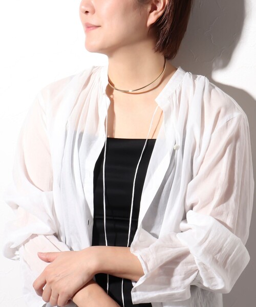 NOLLEY’S Sophi（ノーリーズソフィ）の「【ucalypt/ユーカリプト】Single Chokerシングルチョーカー（ネックレス・レディース・シルバー/ゴールド・FREE）」の15枚目の写真