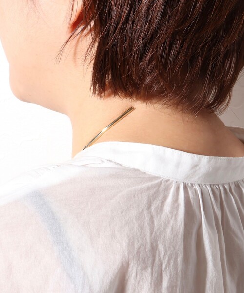 NOLLEY’S Sophi（ノーリーズソフィ）の「【ucalypt/ユーカリプト】Single Chokerシングルチョーカー（ネックレス・レディース・シルバー/ゴールド・FREE）」の3枚目の写真