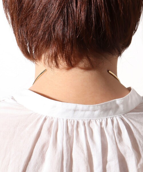 NOLLEY’S Sophi（ノーリーズソフィ）の「【ucalypt/ユーカリプト】Single Chokerシングルチョーカー（ネックレス・レディース・シルバー/ゴールド・FREE）」の4枚目の写真