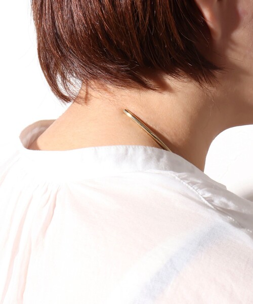 NOLLEY’S Sophi（ノーリーズソフィ）の「【ucalypt/ユーカリプト】Single Chokerシングルチョーカー（ネックレス・レディース・シルバー/ゴールド・FREE）」の5枚目の写真