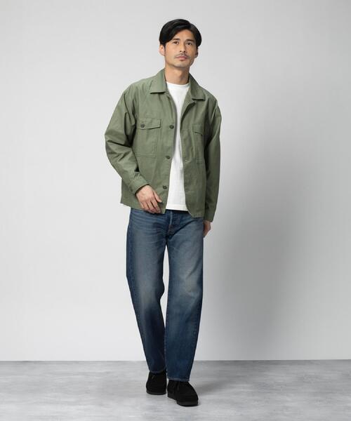 BACK NUMBER(バックナンバー)の「BACK NUMBER(バックナンバー)ミリタリーシャツジャケット(シャツ/ブラウス・メンズ・オリーブ/ブラック・S/M/L/XL)」の10枚目の写真
