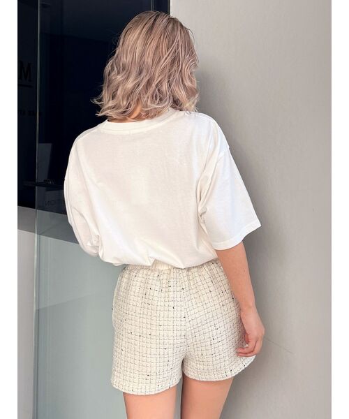 GYDA（ジェイダ）の「SAGESSE BIGTシャツ（Tシャツ/カットソー・レディース・オフホワイト/ミント・FREE）」の5枚目の写真