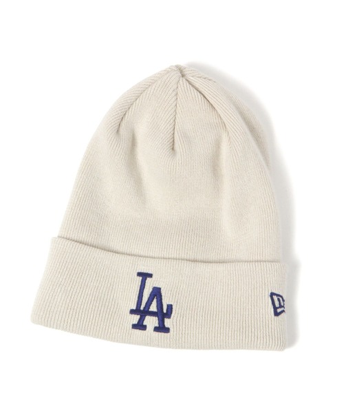 LEPSIM(レプシィム)の「【NEW ERA】Basic Cuff Knit 103851(ニットキャップ/ビーニー・レディース・ブラック/アイボリー・ONE SIZE)」の2枚目の写真