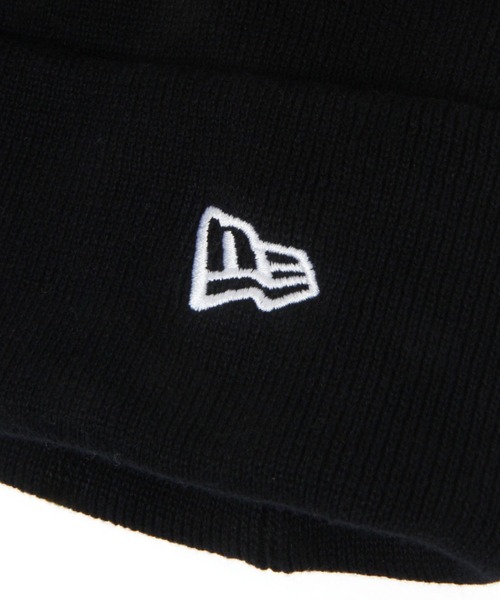 LEPSIM(レプシィム)の「【NEW ERA】Basic Cuff Knit 103851(ニットキャップ/ビーニー・レディース・ブラック/アイボリー・ONE SIZE)」の6枚目の写真
