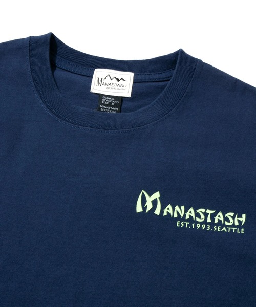 MANASTASH(マナスタッシュ)の「MANASTASH/マナスタッシュ DRAGON L/S TEE(Tシャツ/カットソー・メンズ・ホワイト/ネイビー・LARGE/MEDIUM)」の13枚目の写真