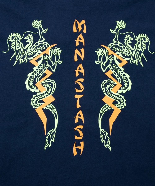 MANASTASH(マナスタッシュ)の「MANASTASH/マナスタッシュ DRAGON L/S TEE(Tシャツ/カットソー・メンズ・ホワイト/ネイビー・LARGE/MEDIUM)」の19枚目の写真