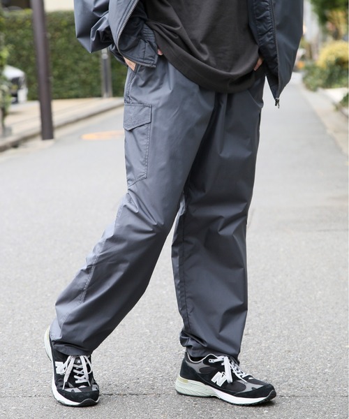 FORECAST（フォーキャスト）の「【FORECAST】アーバンマイクロカーゴパンツ 撥水 雨の日 レインパンツ 6854（カーゴパンツ・メンズ・グレー/ブラック/ネイビー・L/LL/3L/M）」の9枚目の写真