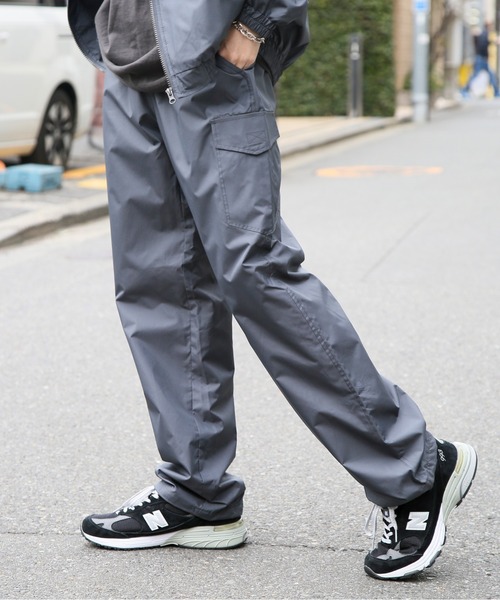 FORECAST（フォーキャスト）の「【FORECAST】アーバンマイクロカーゴパンツ 撥水 雨の日 レインパンツ 6854（カーゴパンツ・メンズ・グレー/ブラック/ネイビー・L/LL/3L/M）」の10枚目の写真