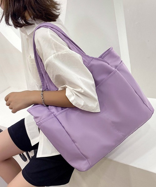 Miniministore(ミニミニストア)の「ナイロントートバッグ レディース 大容量(トートバッグ・レディース・ピンク/ミント/ラベンダー/ブラック/グレー/ブルーグレー・FREE)」の20枚目の写真