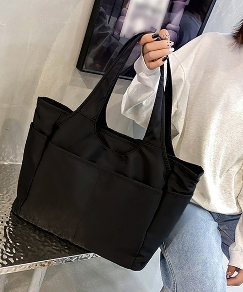 Miniministore(ミニミニストア)の「ナイロントートバッグ レディース 大容量(トートバッグ・レディース・ピンク/ミント/ラベンダー/ブラック/グレー/ブルーグレー・FREE)」の19枚目の写真