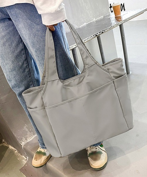 Miniministore(ミニミニストア)の「ナイロントートバッグ レディース 大容量(トートバッグ・レディース・ピンク/ミント/ラベンダー/ブラック/グレー/ブルーグレー・FREE)」の17枚目の写真