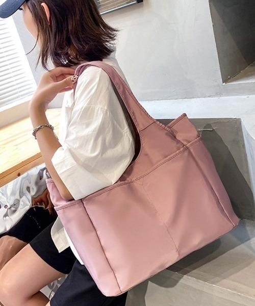Miniministore(ミニミニストア)の「ナイロントートバッグ レディース 大容量(トートバッグ・レディース・ピンク/ミント/ラベンダー/ブラック/グレー/ブルーグレー・FREE)」の16枚目の写真