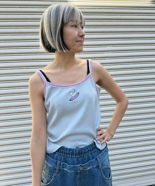 Candy Stripper（キャンディストリッパー）の「WIMP SURF RIDER キャミソール（キャミソール・レディース・ピンク/ブラック/ライトブルー・2）」の10枚目の写真