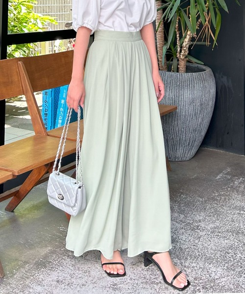 INGNI（イング）の「ジョーゼットスカンツ（その他パンツ・レディース・ライトグリーン/ブラック/アイボリー/グレー系その他・FREE）」の4枚目の写真