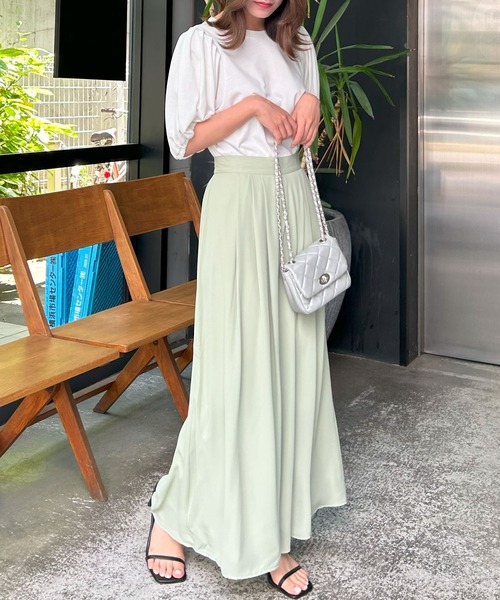 INGNI（イング）の「ジョーゼットスカンツ（その他パンツ・レディース・ライトグリーン/ブラック/アイボリー/グレー系その他・FREE）」の12枚目の写真