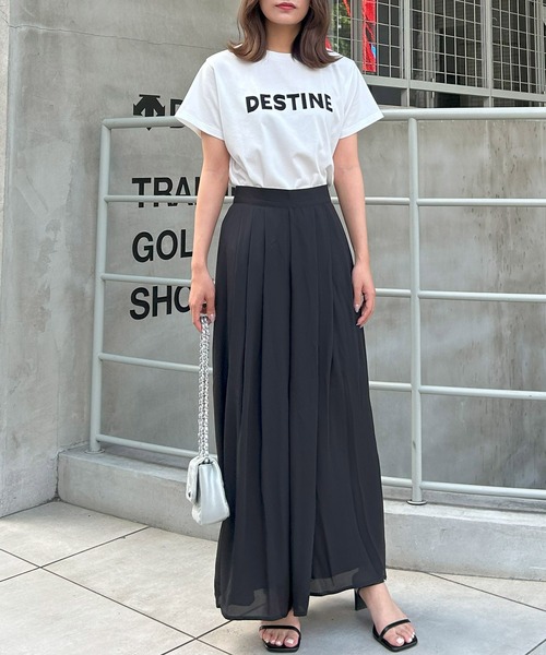 INGNI（イング）の「ジョーゼットスカンツ（その他パンツ・レディース・ライトグリーン/ブラック/アイボリー/グレー系その他・FREE）」の9枚目の写真