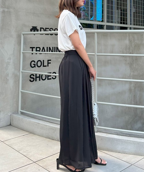 INGNI（イング）の「ジョーゼットスカンツ（その他パンツ・レディース・ライトグリーン/ブラック/アイボリー/グレー系その他・FREE）」の11枚目の写真