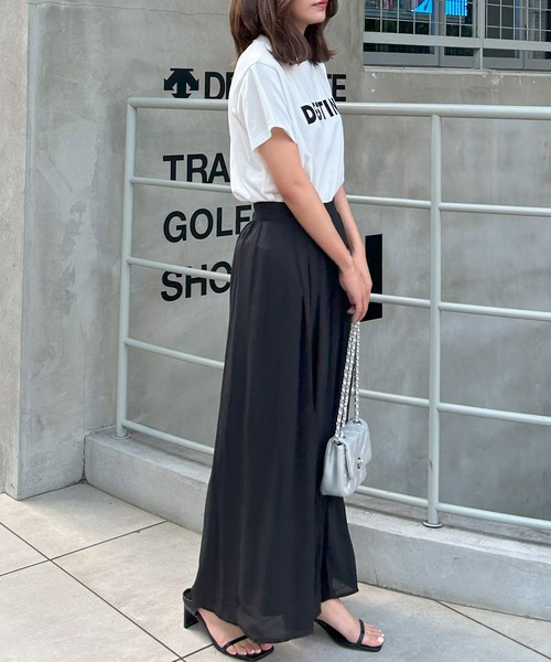 INGNI（イング）の「ジョーゼットスカンツ（その他パンツ・レディース・ライトグリーン/ブラック/アイボリー/グレー系その他・FREE）」の10枚目の写真