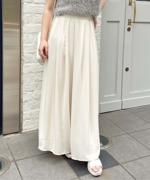 INGNI（イング）の「ジョーゼットスカンツ（その他パンツ・レディース・ライトグリーン/ブラック/アイボリー/グレー系その他・FREE）」の14枚目の写真