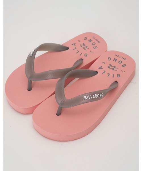 BILLABONG(ビラボン)の「BILLABONG キッズ ONE TIME THONGS サンダル (18~22) 【2024年春夏モデル】/ビラボンキッズビーチサンダル(サンダル・キッズ・ミント/ピンク系その他/チャコールグレー・20cm/22cm/18cm)」の3枚目の写真