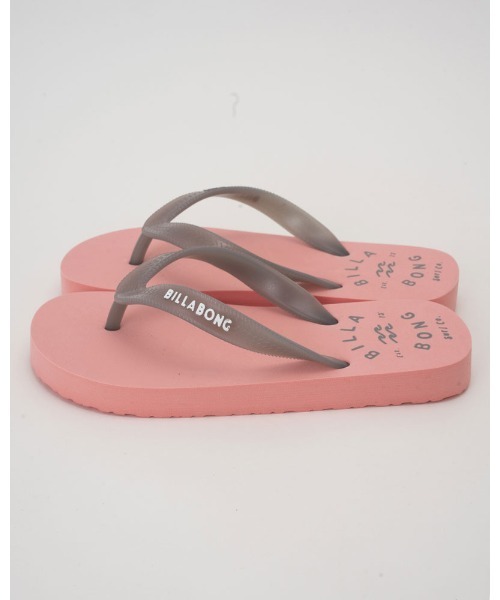 BILLABONG(ビラボン)の「BILLABONG キッズ ONE TIME THONGS サンダル (18~22) 【2024年春夏モデル】/ビラボンキッズビーチサンダル(サンダル・キッズ・ミント/ピンク系その他/チャコールグレー・20cm/22cm/18cm)」の4枚目の写真
