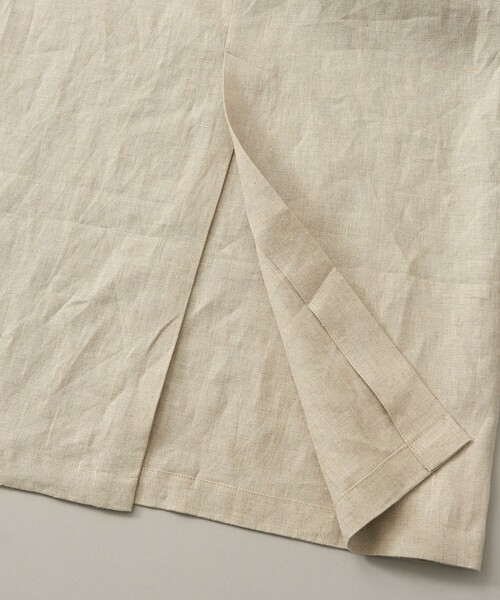 coen(コーエン)の「【RONEL】European Flax(ヨーロピアンフレックス) ナロースカート(セットアップ対応可能)(スカート・レディース・ロイヤルブルー/ベージュ・M/S)」の4枚目の写真