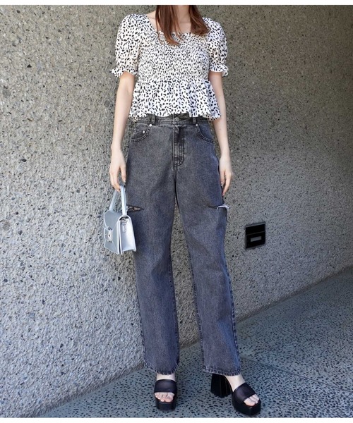 ANAP(アナップ)の「メッシュ厚底ストラップサンダル(サンダル・レディース・ホワイト/ブラック・M/L)」の13枚目の写真