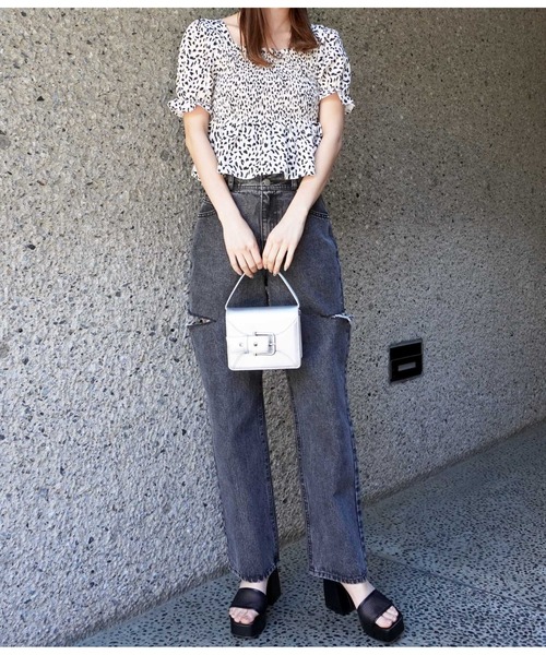 ANAP(アナップ)の「メッシュ厚底ストラップサンダル(サンダル・レディース・ホワイト/ブラック・M/L)」の14枚目の写真