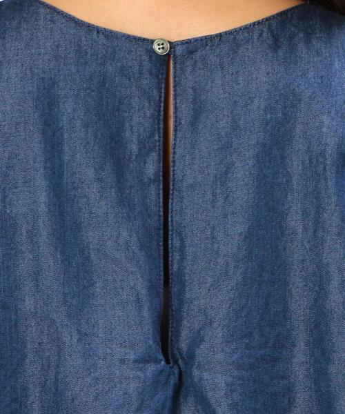 green label relaxing（グリーンレーベルリラクシング）の「CB DNM オールインワン ◆（つなぎ/オールインワン・レディース・ネイビー・36/38）」の6枚目の写真