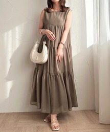 2WAYノースリーブティアードワンピース【ZOZOTOWN限定アイテム】