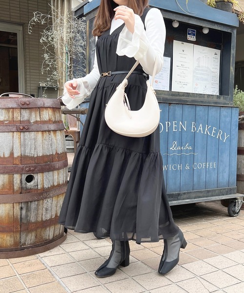 セール】2WAYノースリーブティアードワンピース【ZOZOTOWN限定アイテム