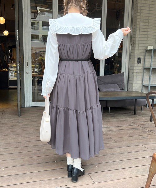 セール】2WAYノースリーブティアードワンピース【ZOZOTOWN限定アイテム